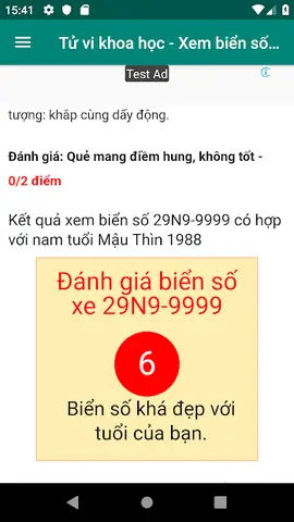 Xem Tử Vi Số Xe